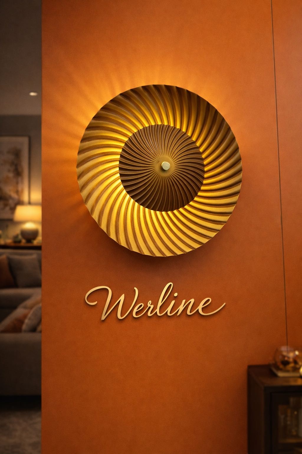 Бра настенный Werline LED, латунь