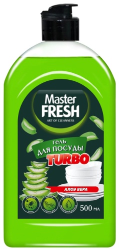 Master Fresh гель гель для посуды turbo 0.5 л 0.5 кг