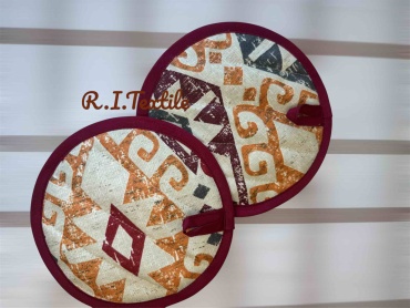 R.I.Textile прихватка Прихватки 2 шт, полиэстер, хлопок, дак