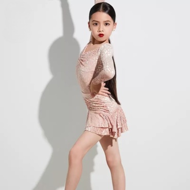 Костюм Latin dance 120 розовый 120