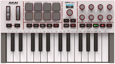 MIDI-клавиатура AKAI Professional MPK MINI 4 WHITE