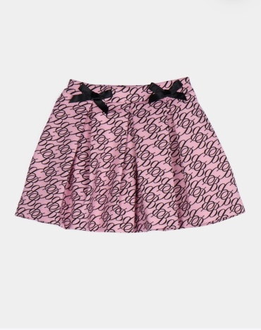 Юбка Miss Blumarine черный, розовый