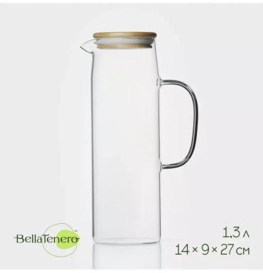 Кувшин BellaTenero 1.3 л, бамбук