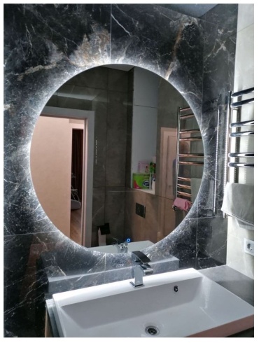 Зеркало настенное 70x70 см