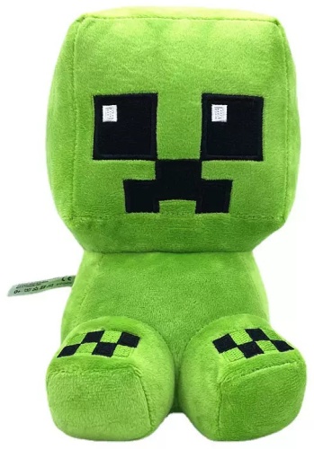 Мягкая игрушка Minecraft Толстяк Крипер, 15 см