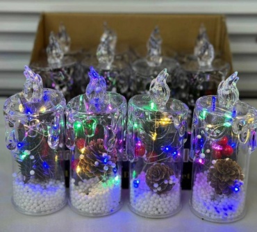 LED свеча новогодняя 14.5 см