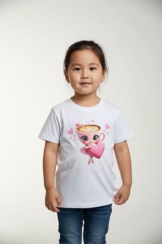 Футболка Ahtan baby белый, розовый