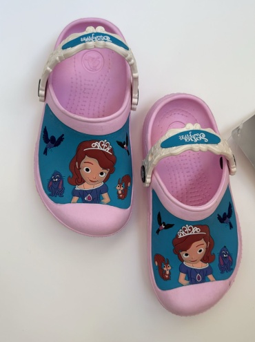 Сабо Crocs розовый