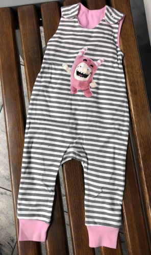 Комбинезон Munka Kids серый, розовый
