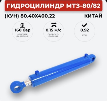 Гидроцилиндры КУН80.40х400.