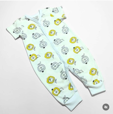 Комбинезон Twins Textile белый, мультиколор