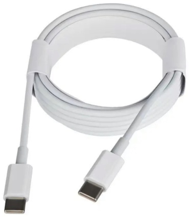 Кабель USB TypeC (M), 1 м, белый