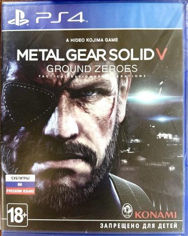 Metal Gear Solid 5 Ground Zeroes PlayStation 4 PS4 RUS SUB