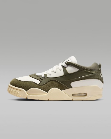 Кроссовки Nike Air Jordan 4 RM белый, хаки