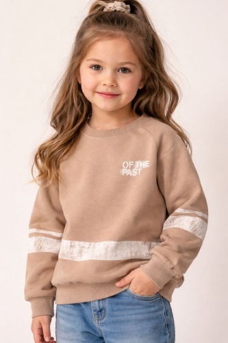 Свитшот Child store коричневый