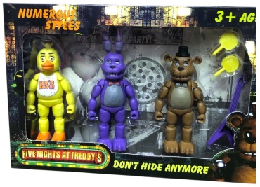 Freddy nights days 12 см 3 шт