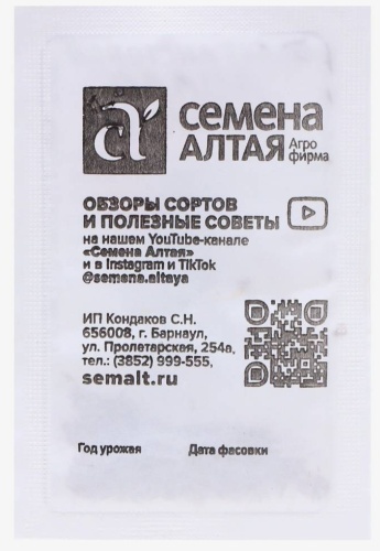 Семена Алтая лук Одинцовец