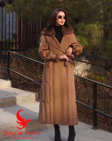 Пальто Max Mara коричневый
