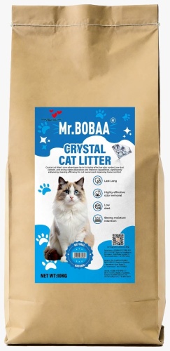 Наполнитель Mr.BOBAA NATURAL силикагелевый впитывающий 30 л 10 кг
