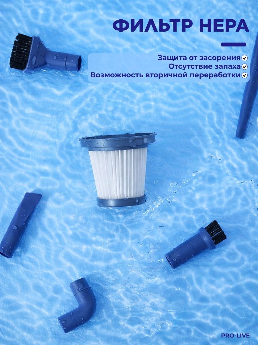 Пылесос PRO-LIVE RP115 синий