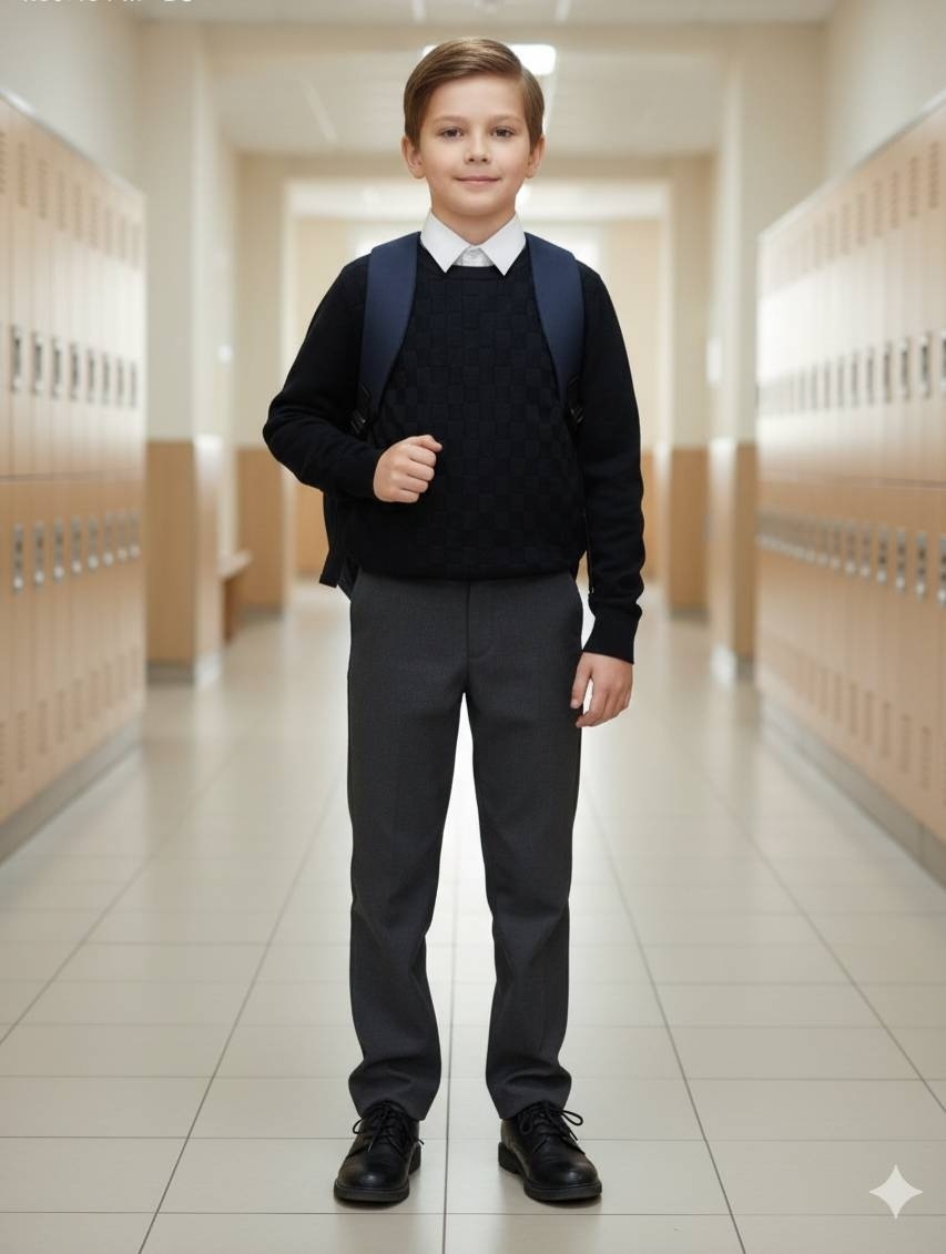 черный