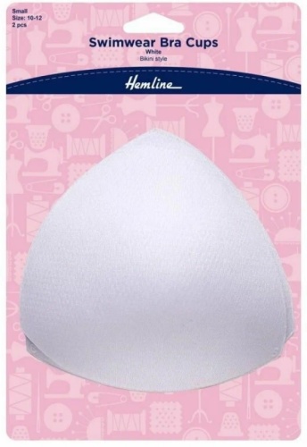 Чашечки для купальника стиль бикини, размер S, цвет белый Hemine 962.S