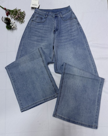 Джинсы палаццо Denim голубой
