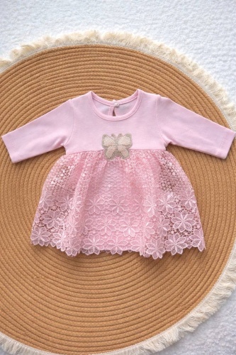Нарядное платье Puan Baby розовый