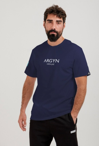 Футболка ALLOFF ARGYN темно-синий
