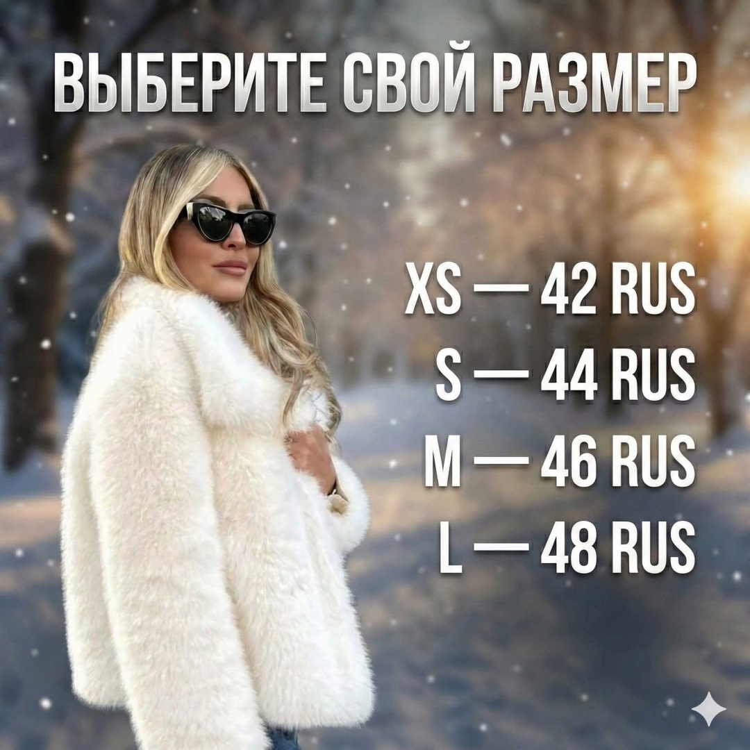 Шуба Special_one белый