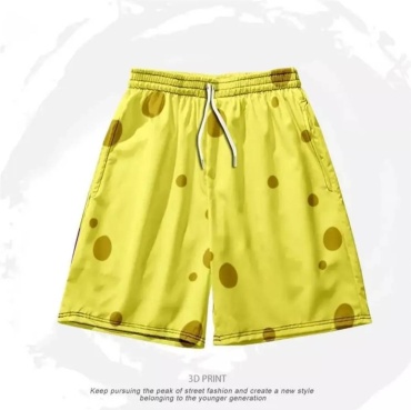 Повседневные шорты A BATHING APE желтый