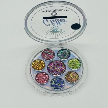 Romantic Bright глиттер гелевые Glitter eyeshadow 1