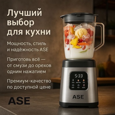 Блендер стационарный Ase AS-9 серебристый