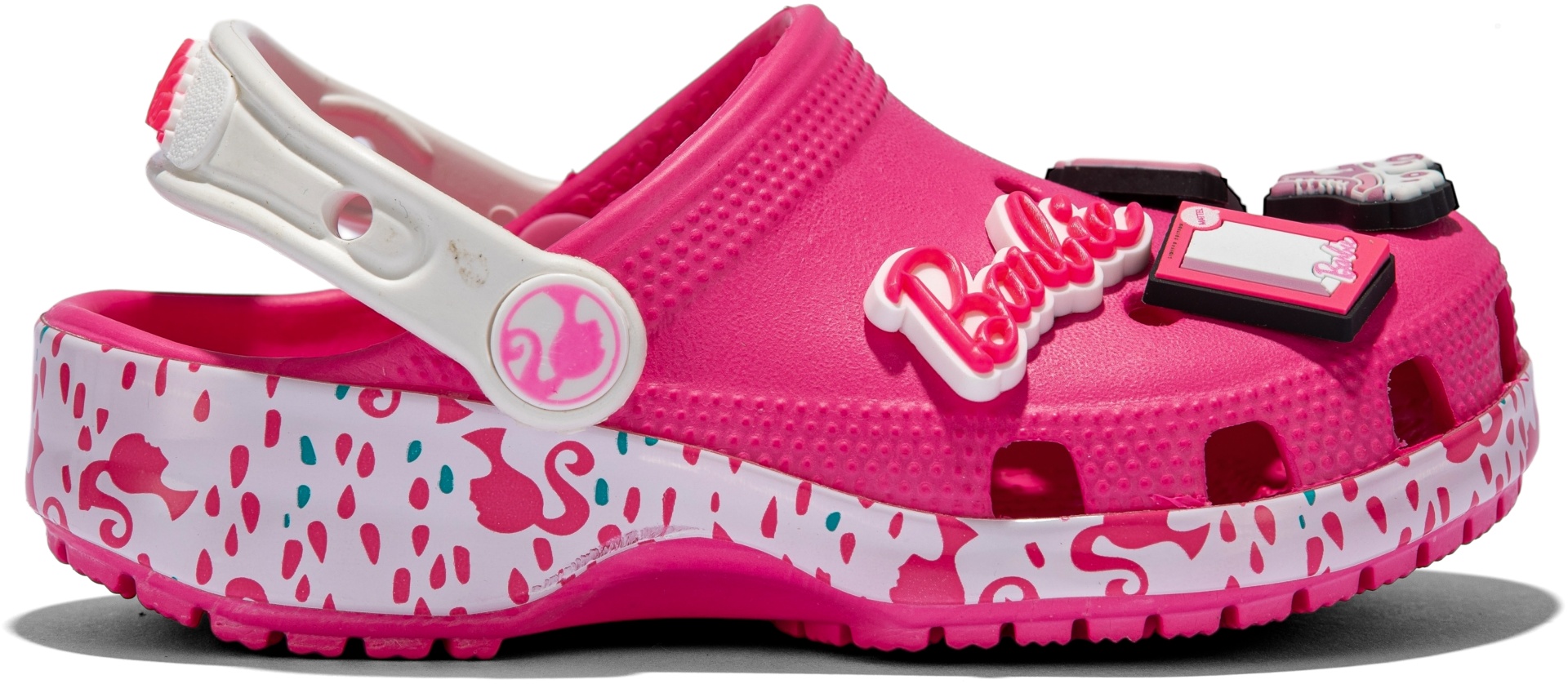 Сабо Crocs розовый