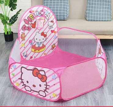 Сухой бассейн Bigtentbaby 120x60x38 см, розовый