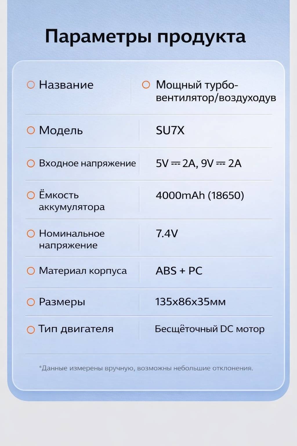 Воздуходувка SU7