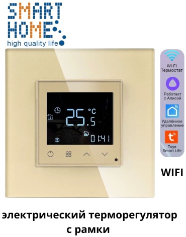 Умный терморегулятор SMART HOME TW-WFETM_GD