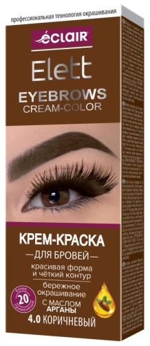 Eclair Elett краска 4.0 коричневый 35 мл