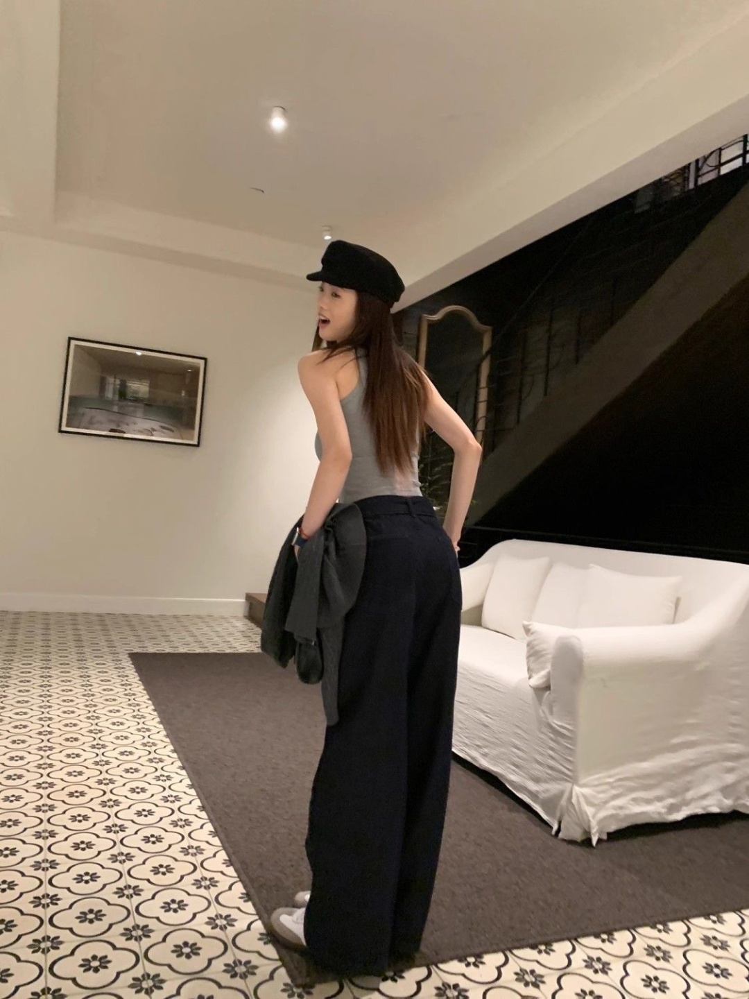 Топ MOOSH серый