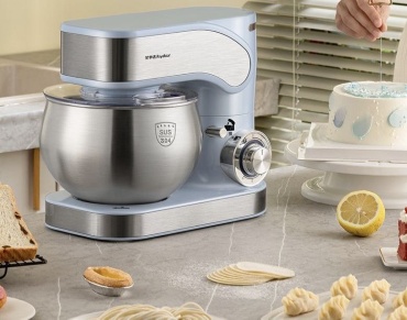 Кухонный комбайн Rongshida 5L 1200W серый, голубой