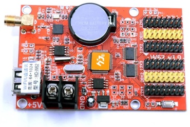 WIFI контроллер для бегущей строки Huidu HD-W62 11x8 см