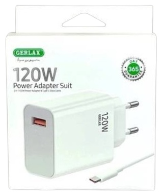 Зарядное устройство GERLAX A17 USB белый