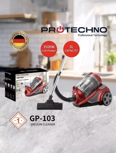 Пылесос Protechno GP-103 красный