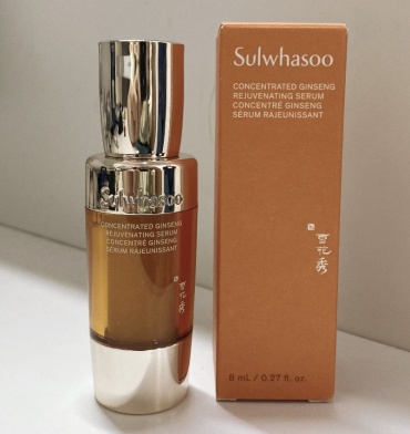 Sulwhasoo сыворотка Concentrated Ginseng Rejuvenating Serum 8мл Концентрированная омолаживающая сыворотка с женьшенем для лица 8 мл
