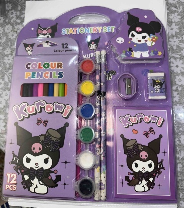 Школьный набор Kuromi Stationary set предметов 7 шт