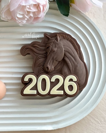 Молд ArtLove "Портрет лошади 2026" пищевой силикон