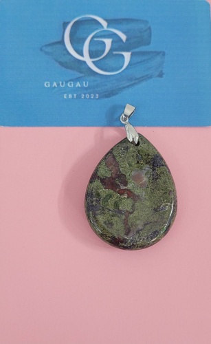 Подвеска GAUGAU 872781148 металл, яшма