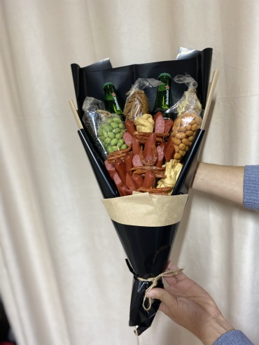 Bouquet_colibri Мужской букет мясной 50см