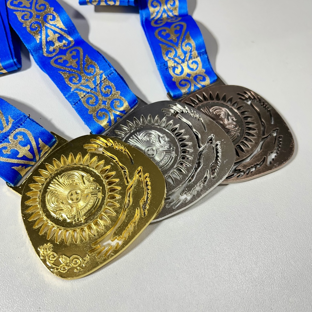 Медаль Комплект 1,2,3 место Казахстан