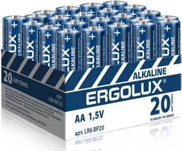 Батарейка AA Ergolux 20 шт